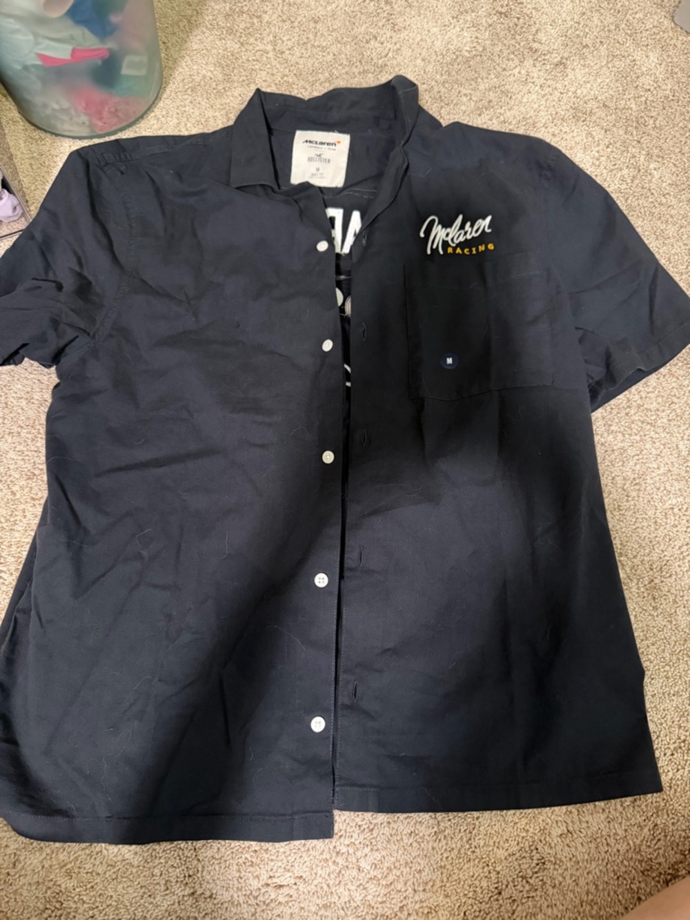 Hollister McLaren racing button down